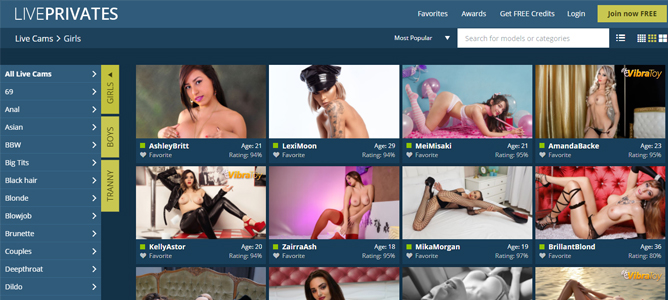 Great webcam porn site for live sex shows