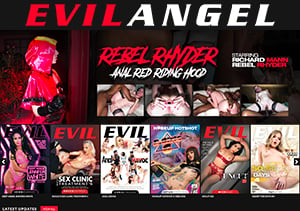 evilangel is a pay porn site with anal, gonzo and hardcore