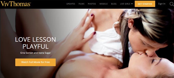 Good paid adult website providing sexy lesbian porn action